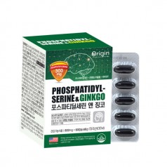 [오리진] 포스파티딜세린 앤 징코 (800mg*60캡슐)