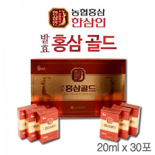 [한삼인] 발효홍삼골드 (20ml*30포)