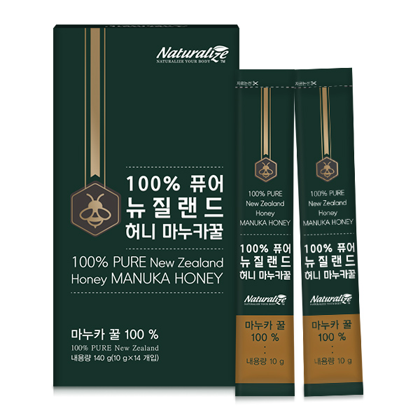 [네추럴라이즈] 100% 퓨어 뉴질랜드 허니 마누카꿀 (10g*14개입)