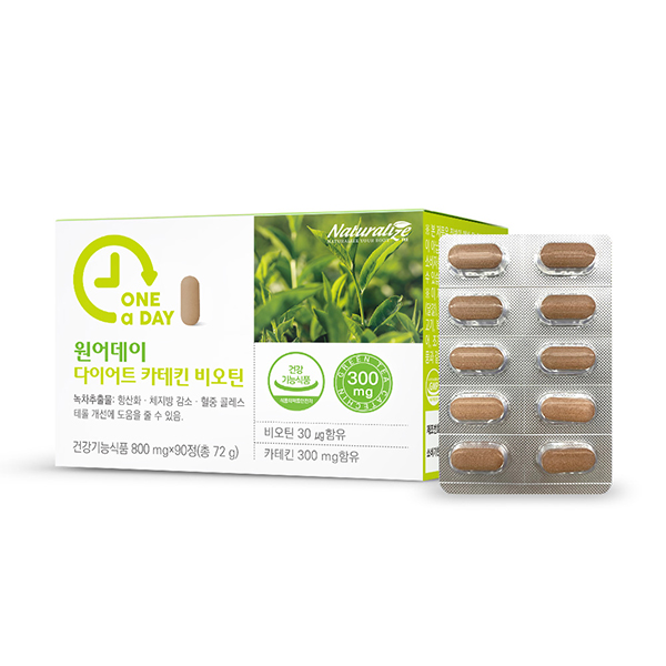 [네추럴라이즈] 원어데이 다이어트 카테킨 비오틴 (800mg*90정)