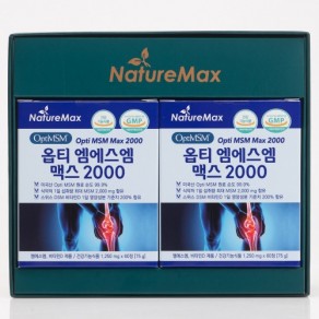 [네이처맥스] 옵티 엠에스엠 맥스 2000 선물세트(60정*2개)