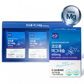 [코오롱제약] 코오롱 마그네슘 400mg (1.5g*30포*3개입)